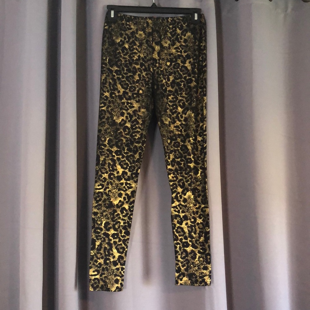 🖤💫🔥Boohoo black and gold leggings